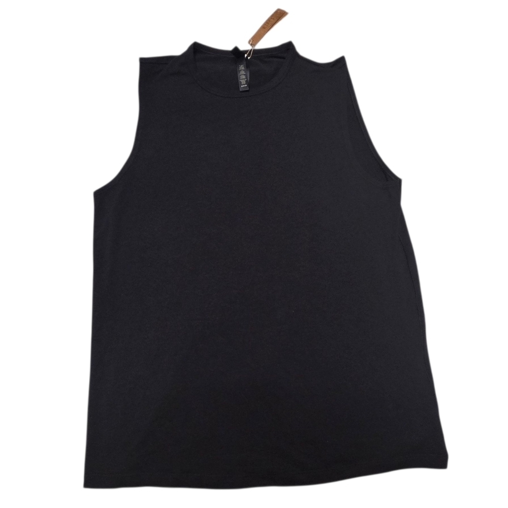 Skims Jersey Sleep Tank Top Mens Shirt Black Obsidian Small Nwt